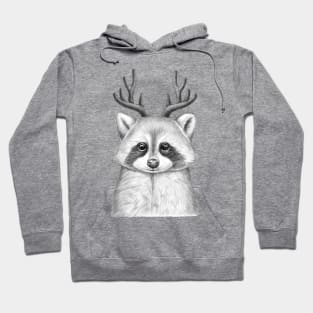 Raccoon deer Hoodie